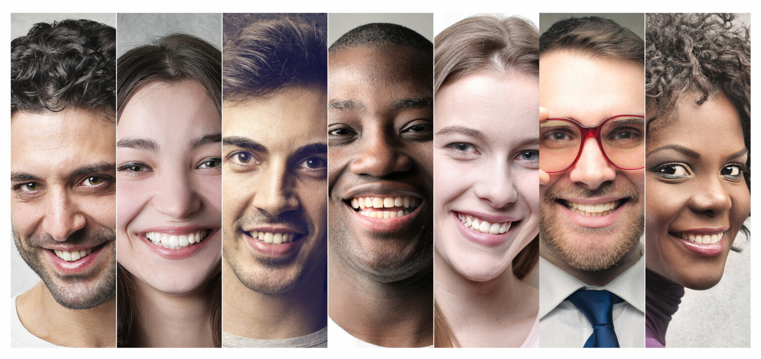 Smiling people